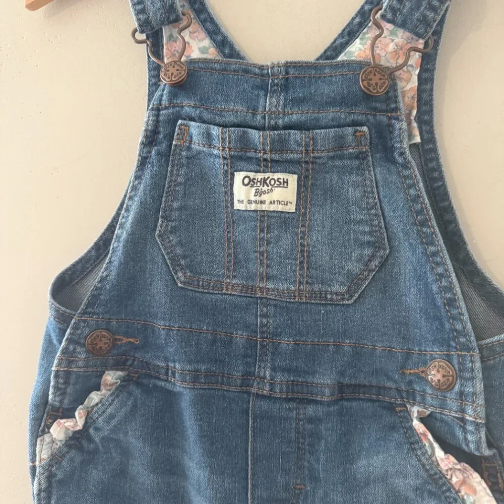 $15 ADD ON Osh Kosh denim overalls floral‎ Janie and Jack Zara Baby Gap